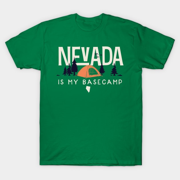 Nevada is my Base Camp T-Shirt by jdsoudry